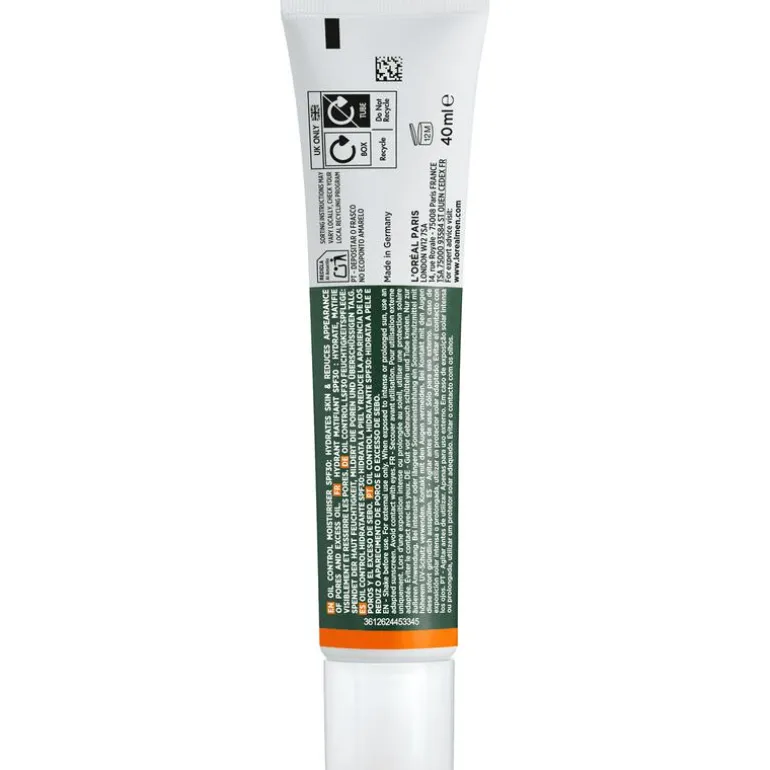 L'Oréal Men Expert Derma Control Dagcrème SPF30 40 ML