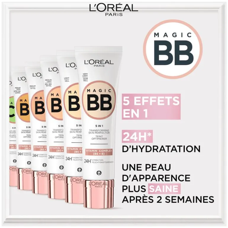 L'Oréal Paris BB C'est Magic BB Cream 01 Very Light Gekleurde Dagcrème SPF 20