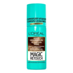 L'Oréal Paris Magic Retouch Camouflerende Uitgroeispray Goud Middenbruin 75 ML