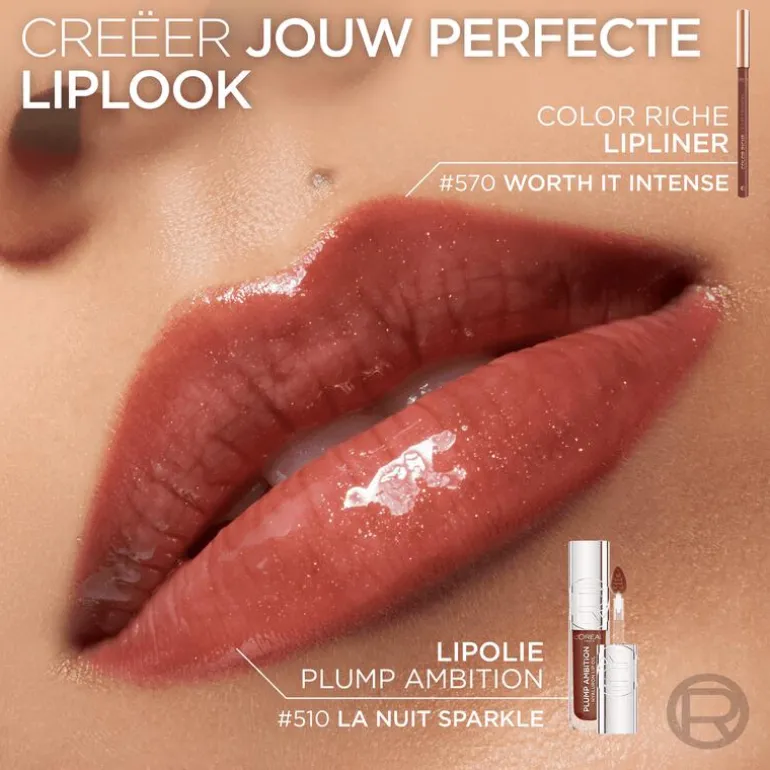 L'Oréal Paris Plump Ambition 510 La Nuit Sparkle Lipgloss