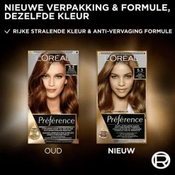 L'Oréal Paris Préférence Permanente Haarverf 5.3 Virginie