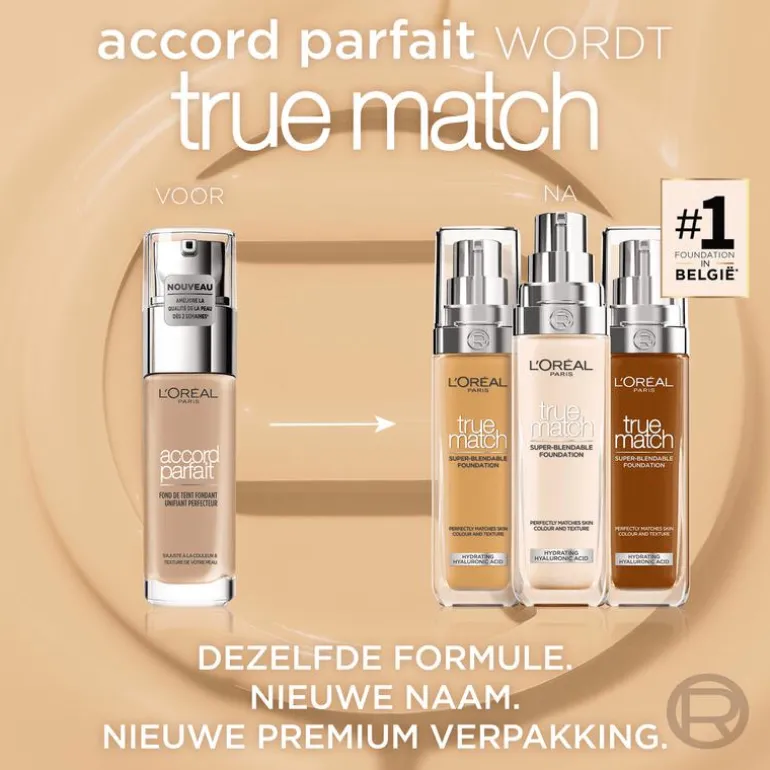 L'Oréal Paris True Match Foundation N8 Cappuccino SPF16