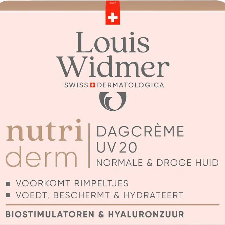 Louis Widmer Nutriderm Dagcrème UV SPF 20 Licht Geparfumeerd 50 ML