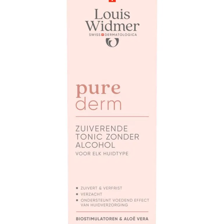 Louis Widmer Purederm Tonic Zonder Alcohol Met Parfum 200 ML