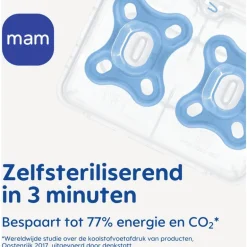 MAM Comfort Fopspenen 0-3 maanden Uni 2 stuks