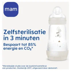 MAM Easy Start Anti-Colic Babyfles Lila 160 ML