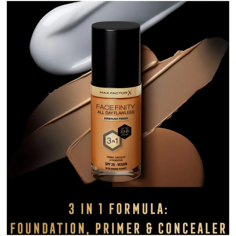 Max Factor Facefinity Foundation Warm Honey/N78 30 ML