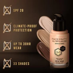 Max Factor Facefinity Foundation Pearl Beige/C35 30 ML
