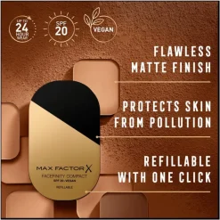Max Factor Facefinity Reusable Compact powder Refill 002 Ivory