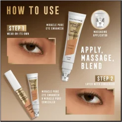 Max Factor Miracle Pure Eye enhancer concealer 01 Rose