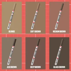 Maybelline New York BUILD A BROW Wenkbrauwpen/fixeergel 262 Black Brown