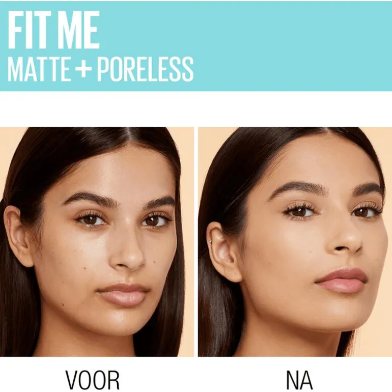 Maybelline New York Fit Me Matte + Poreless Foundation 128 Warm Nude 30 ML
