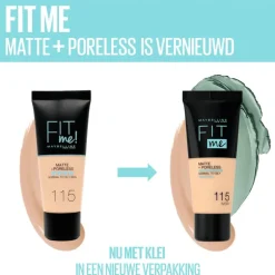 Maybelline New York Fit Me Matte + Poreless Foundation 356 Warm Coconut