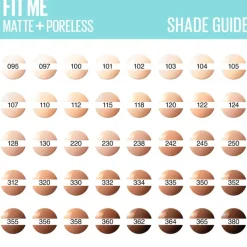 Maybelline New York Fit Me Matte + Poreless Foundation 107 Rose Beige