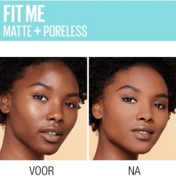 Maybelline New York Fit Me Matte + Poreless Foundation 344 Warm Ginger