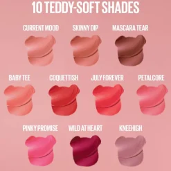 Maybelline New York Teddy Tint Lipstick 40 Petalcore