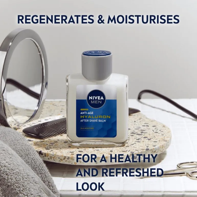 NIVEA MEN Active Age Hyaluron Aftershave Balsem Anti-Age 75 ML