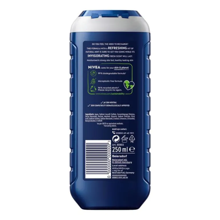 NIVEA MEN Energy 3-in-1 Douchegel 250 ML