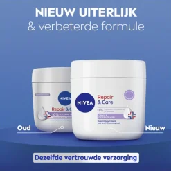 NIVEA Repair & Care Sensitive Intensief Hydraterende Bodycrème 400ml