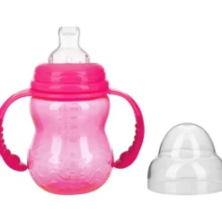 Nuby Oefenfles Uit Tritan Met Tuit Brede Hals 6M+