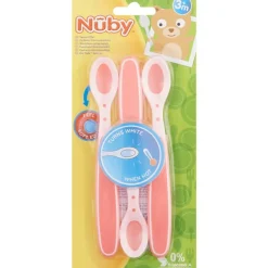 Nuby Warmtegevoelige Lepels Assorti 4+ Maanden