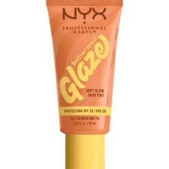 NYX Professional Makeup Buttermelt Glaze Skin Tint SPF 30 3 Cashew Butta