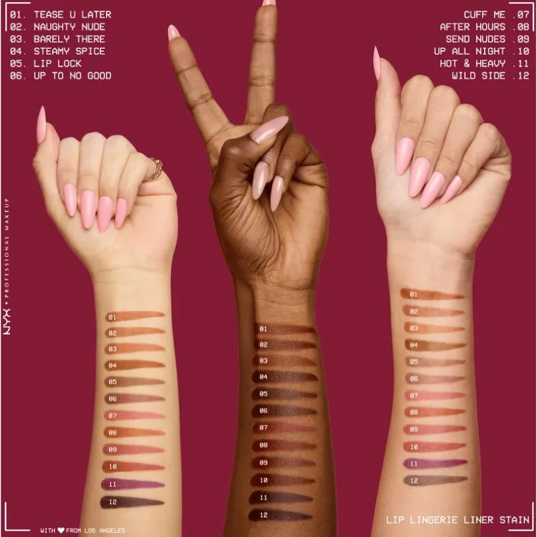 NYX Professional Makeup Lip Lingerie Liner Stain 02 Naughty Nude Bruin