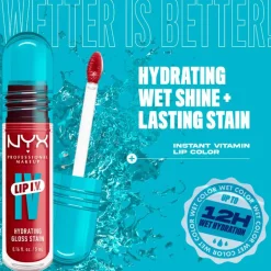 NYX Professional Makeup Lip IV Hydraterende Lipgloss Blush Rush