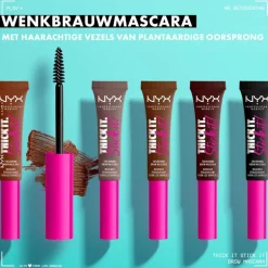 NYX Professional Makeup Thick It. Stick It! Wenkbrauwmascara 8 Black