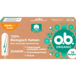 o.b.® Organic Cotton Super 16 Stuks