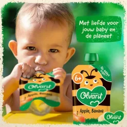 Olvarit Knijpfruit Appel Banaan