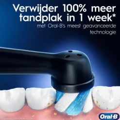 Oral-B iO 3 Duo Zwart & Blauw 2 Elektrische Tandenborstels