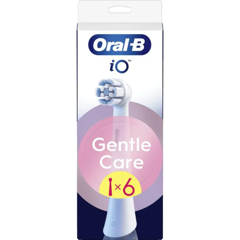 Oral-B iO Gentle Care XXL Wit Opzetborstels - 6 Stuks
