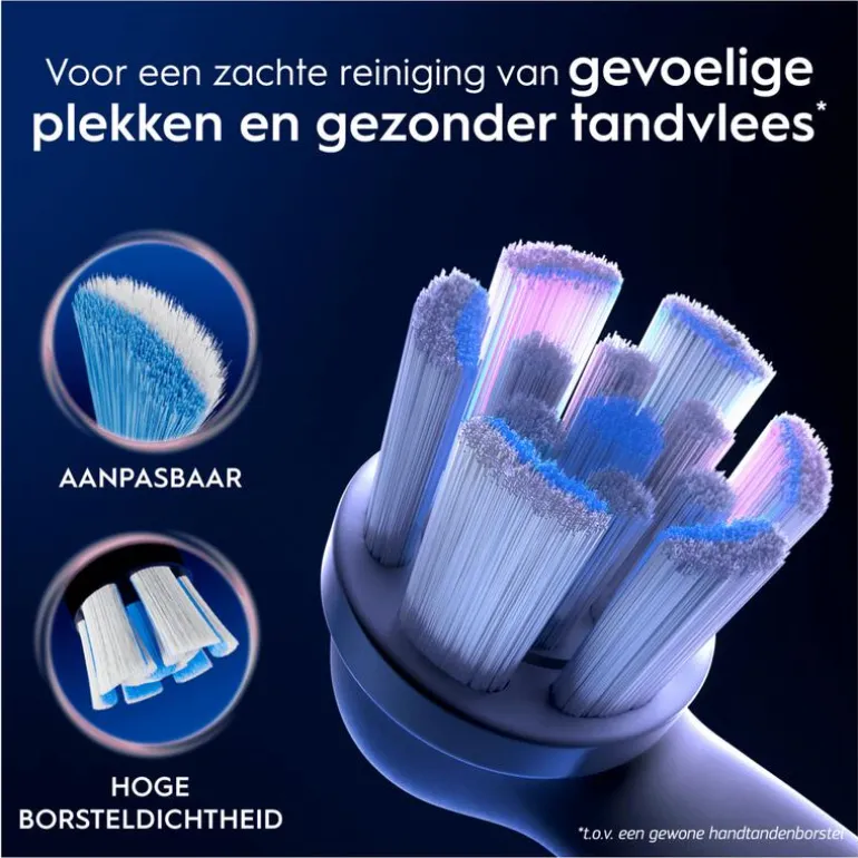 Oral-B iO Gentle Care XXL Wit Opzetborstels - 6 Stuks