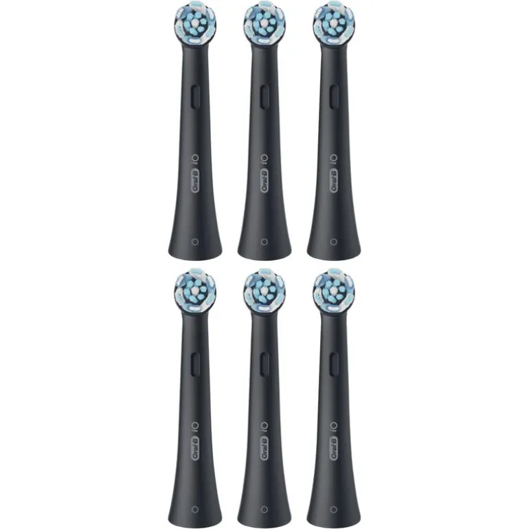 Oral-B iO Ultimate Clean Opzetborstels Zwart 6 Stuks