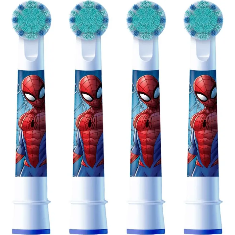 Oral-B Pro Kids Spiderman Opzetborstels - 4 Stuks