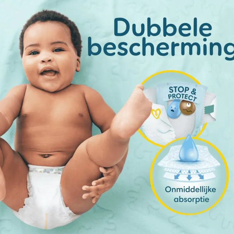 Pampers Premium Protection Luiers Maat 1 2-5 KG 39 Stuks