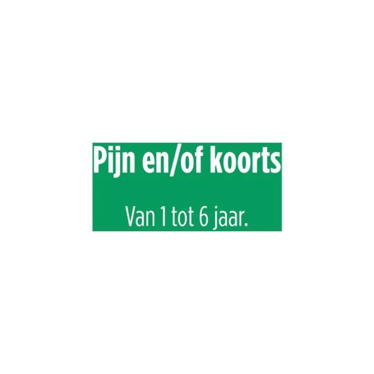 Panadol Junior Zetpillen 250 mg Paracetamol voor kinderen van 1 tot 6 jaar 10 stuks