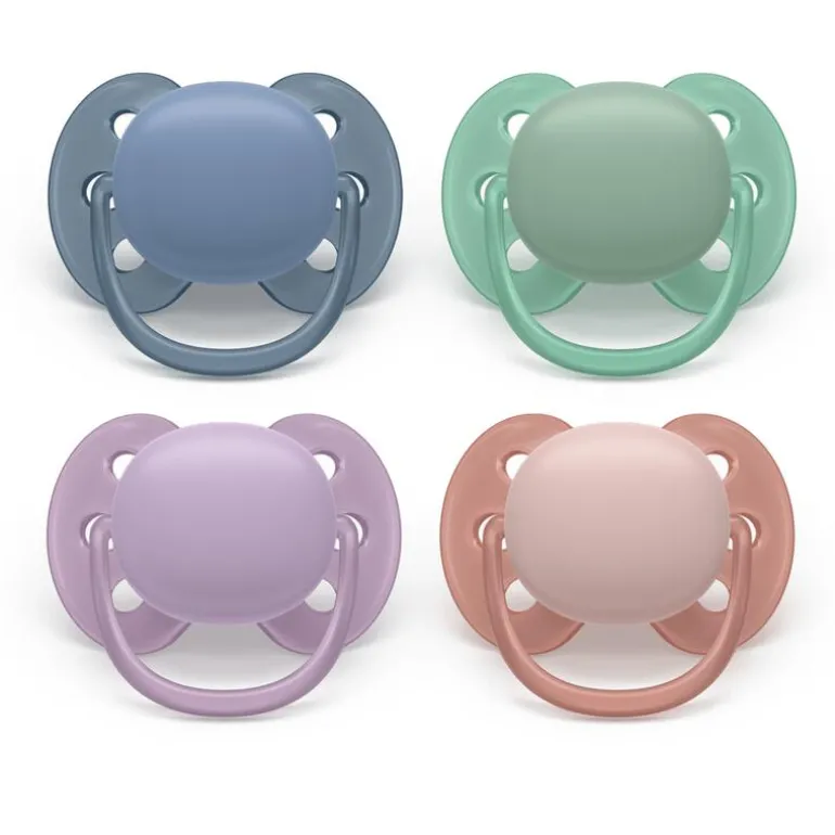 Philips Avent Fopspeen Ultra Soft 6-18M Double Pack, mixed - SCF091/44