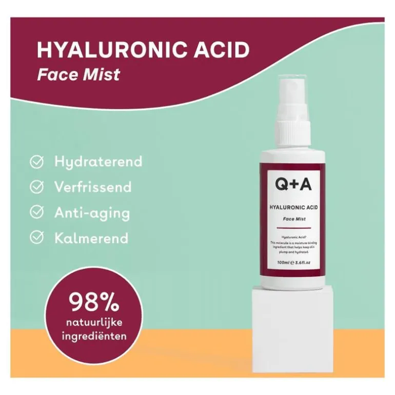 Q+A Hyaluronic Acid Face Mist 100 ML
