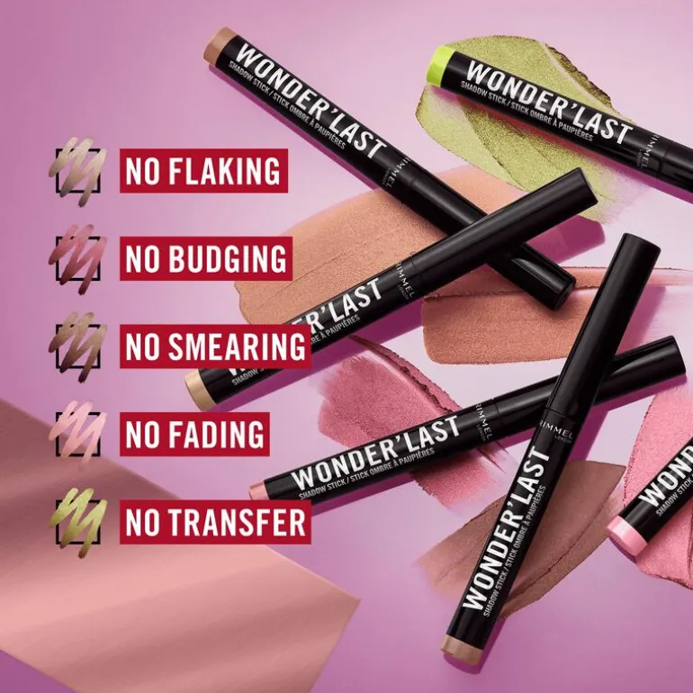 Rimmel London Wonder'last Oogschaduw Stick 007 Pink Fizz 1.64 G