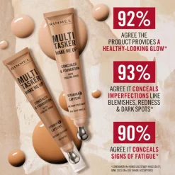 Rimmel Multi-Tasker Wake Me Up Concealer en Foundation 110 Warm Coconut