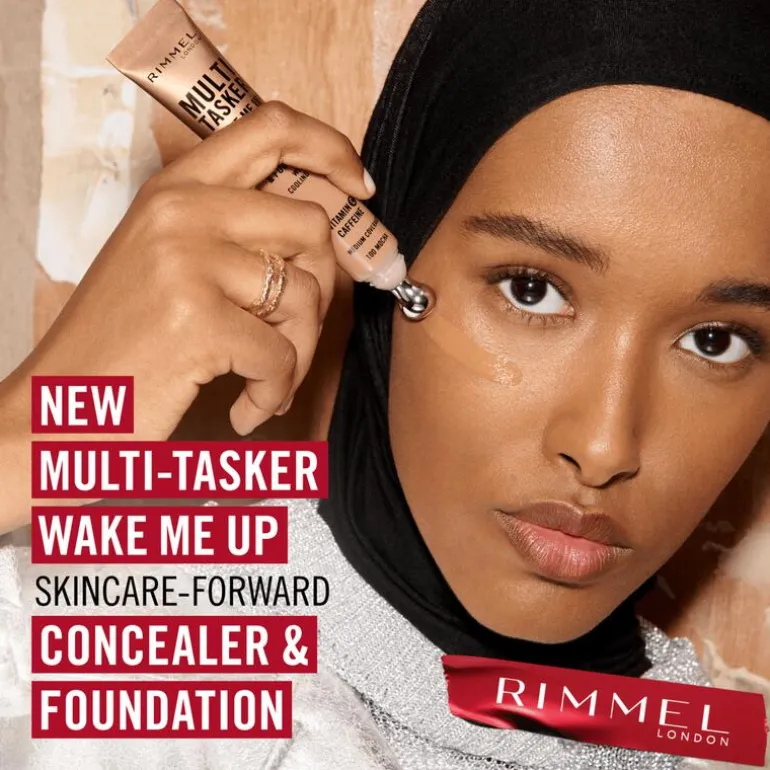 Rimmel Multi-Tasker Wake Me Up Concealer en Foundation 050 Sand