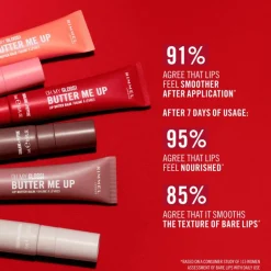 Rimmel Oh My Gloss Butter Me Up Lip Butter - Bruin - 003 Mellow Mocha