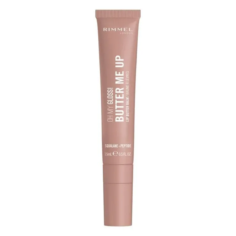Rimmel Oh My Gloss Butter Me Up Lip Butter - Bruin - 001 Latte Delight