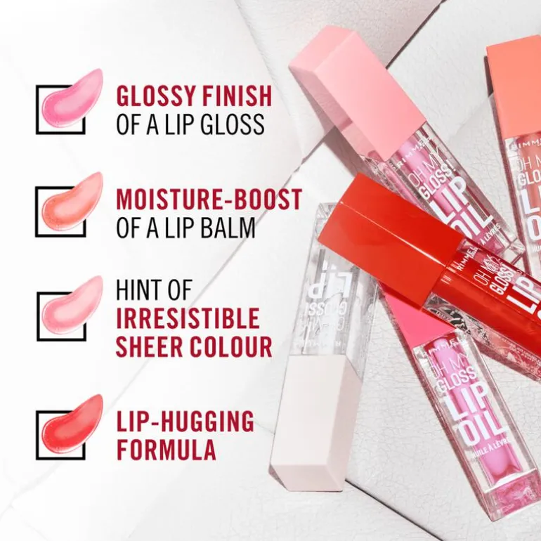 Rimmel Oh My Gloss! Lip Oil 000 Clear Cloud