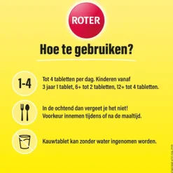 Roter Vitamine C 70 mg citroen 200 kauwtabletten