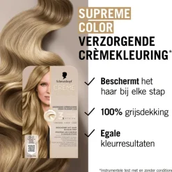 Schwarzkopf Creme Supreme Haarkleuring 8-16 Cool Asblond