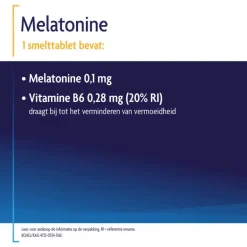 Shiepz Melatonine Original 0,1 mg 500 tabletten