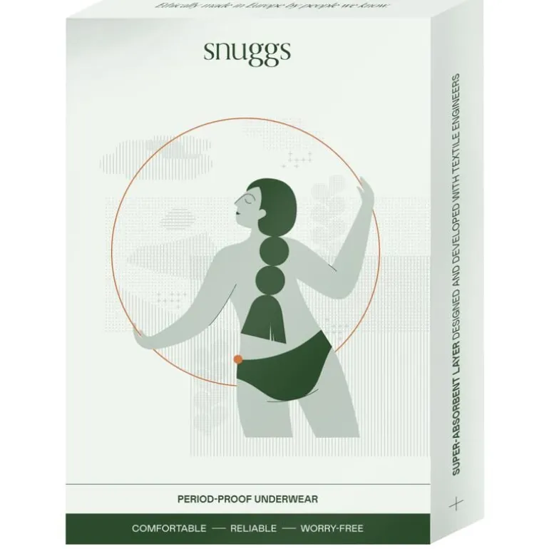 Snuggs period underwear Brazilian light black S